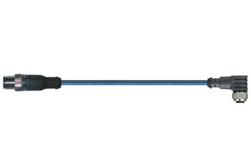 chainflex® 연결 케이블 360° 차폐됨, 앵글형 M12 x 1, CF.INI CF10