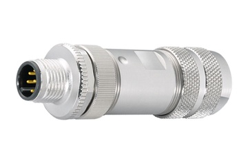 바인더 M12-A 케이블 커넥터, 8.0-10.0mm, 쉴드형, 스크류 터미널, IP67, UL