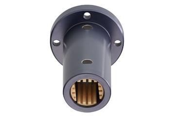 drylin® Q 직동 플레인 베어링, 원형 플랜지, 탠덤