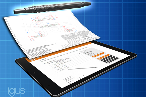 drylin 리드 스크류 온라인 툴