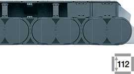 매 링크마다 크로스바를 장착한 e-chain®