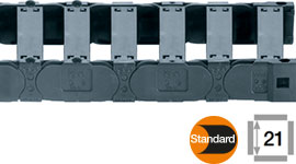 매 링크 마다 크로스바를 장착한 e-chain®