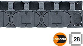 매 링크 마다 크로스바를 장착한 e-chain®