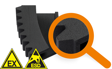 3D 프린팅을 위한 iglidur® i8 ESD 정전기 방지 플라스틱