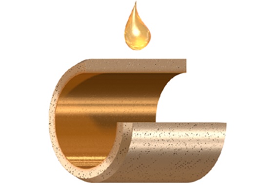 소결 베어링의 구조