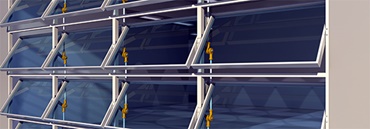 igubal 구면 베어링 사용 파사드