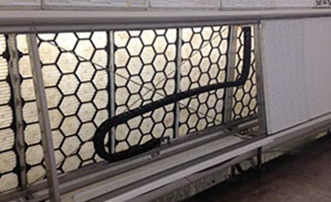 수직형 농장의 크로스빔 시스템