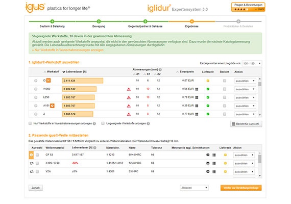 iglidur 플레인 베어링 전문가