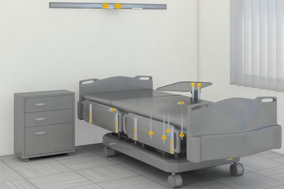 간호 침상 및 환자 침상