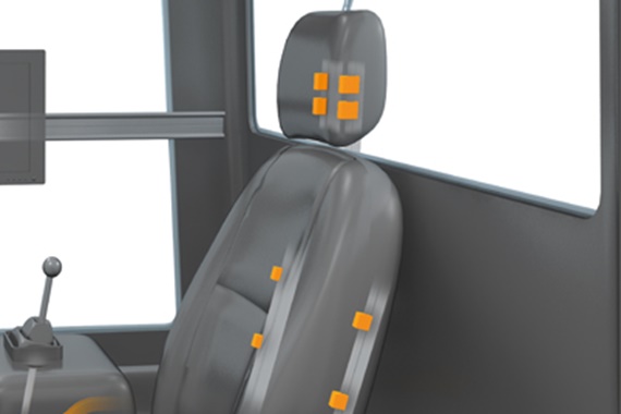 인체공학적으로 조정 가능한 운전자 좌석용 drylin 직동 가이드