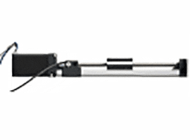 알루미늄 및 플라스틱 재질 구성품을 포함한 로우 프로파일 직동 축