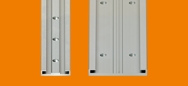 drylin® N 투명 아노다이징 로우 프로파일 가이드 레일