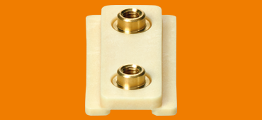 고체 플라스틱 소재의 drylin® N 로우 프로파일 직동 캐리지