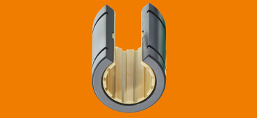 지지형 직동 샤프트용 drylin® R 직동 플레인 베어링