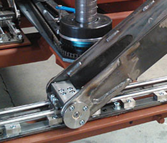 무대 기술에 사용되는 drylin® W 직동 가이드