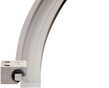 곡선형 레일에 적합한 직동 하우징