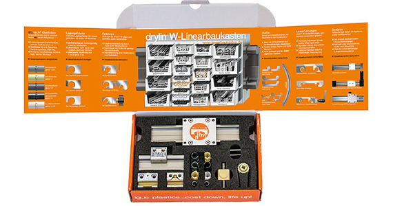 drylin® 직동 가이드 시스템 샘플 상자