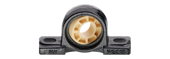 필로우 블록 베어링과 캐스트 스틸 하우징을 포함한 구면 인서트 베어링