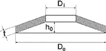 디스크 스프링 도면