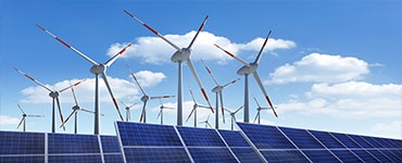 재생 가능 태양열 에너지 및 풍력 에너지