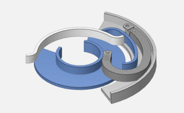 회전/원형 동작용 3D CAD 모듈