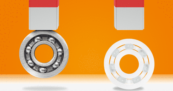 플라스틱 무급유 볼 베어링은 비자성이며 비전도성입니다.