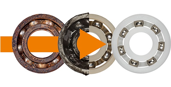 xiros® 플라스틱 볼 베어링으로 기술력 증가, 비용 절감